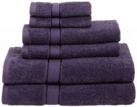 Pinzon Basics 100-Percent Egyptian Cotton 725-Gram 6-Piece Towel Set, Plum Pinzon Basics 100-Percent Egyptian Cotton 725-Gram 6-Piece Towel Set, Plum