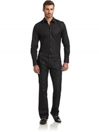 THE LOOKPoint collarFront button closureLong button cuff sleevesShirttail hemBack yokeTHE MATERIALCottonCARE & ORIGINMachine washImported THE LOOKPoint collarFront button closureLong button cuff sleevesShirttail hemBack yokeTHE MATERIALCottonCARE & ORIGINMachine washImported