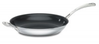 Cuisinart FCT22-30HNS French Classic Tri-Ply Stainless 12-Inch Nonstick Skillet with Helper Handle Cuisinart FCT22-30HNS French Classic Tri-Ply Stainless 12-Inch Nonstick Skillet with Helper Handle