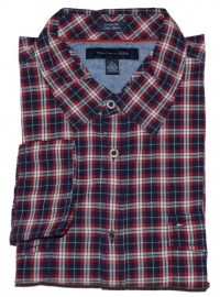 Tommy Hilfiger Men Custom Fit Plaid Shirt Tommy Hilfiger Men Custom Fit Plaid Shirt
