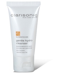 Non-foaming cleanser that removes impurities while soothing and comforting. Best For All/Sensitive SkinThis pH-balanced, gentle, non-foaming skin cleanser is a full-body hydrogel naturally scented with cucumber, and is excellent for most skin types. Specially formulated for sonic cleansing, this cleanser utilizes sucrose cocoate, a patented mixture of sucrose and coconut derivatives as a gentle cleansing agent for sensitive to delicate skin types. Other key ingredients are algae, aloe vera gel, and antioxidants Vitamin E and Japanese green tea. This combination of ingredients provides hydrating, softening and soothing qualities. Paraben-free.