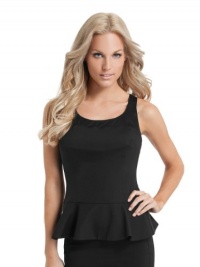 GUESS by Marciano Liz Peplum Top, BLACK (MEDIUM) GUESS by Marciano Liz Peplum Top, BLACK (MEDIUM)