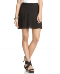 Doll-up in this Jessica Simpson skirt made of girlish parts, from the tiny bow tie at the waistband to the endless chiffon pleats! Doll-up in this Jessica Simpson skirt made of girlish parts, from the tiny bow tie at the waistband to the endless chiffon pleats!
