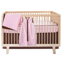 Skip Hop 4-Piece bumper-free Crib Bedding Set, Pink Lattice Skip Hop 4-Piece bumper-free Crib Bedding Set, Pink Lattice
