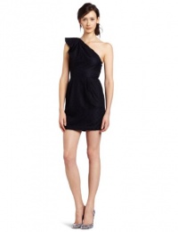 BCBGeneration Women's Shoulder Flounce Dress