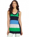 Two by Vince Camuto Women's Rug Stripe Tank