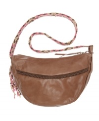 A boho-inspired look perfect for summer. The Delano crossbody from The Sak features a free-spirited macrame handle, fun beaded tassel detail and brass-tone hardware. A boho-inspired look perfect for summer. The Delano crossbody from The Sak features a free-spirited macrame handle, fun beaded tassel detail and brass-tone hardware.