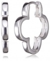 VINANI brand Germany 925 Sterling Silver Huggie Hoop Earrings Flower small CSF