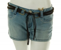 Rewash Denim Belted Shorts Blue 13 Rewash Denim Belted Shorts Blue 13