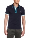 Original Penguin Men's Polka Dot Tri-Color Earl Polo