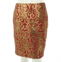 Sunny Leigh Metallic Pencil Skirt Sunny Leigh Metallic Pencil Skirt