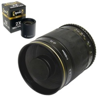 Opteka 500-1000mm f/8 High Definition Telephoto Mirror Lens for Canon EOS 1D, 5D, 6D, 7D, 10D, 20D, 30D, 40D, 50D, 60D, Rebel XT, XTi, XS, XSi, T1i, T2i, T3, T3i and T4i Digital SLR Cameras