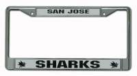 NHL San Jose Sharks Chrome Frame (Silver) NHL San Jose Sharks Chrome Frame (Silver)