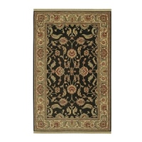 Infuse timeless elegance into your decor with this Karastan rug, boasting a finely-detailed classic floral pattern. The wide, bright border framing a darker center complements both traditional and casual interiors. Distinctive of all Ashara rugs is the intricate blend of woven shades to achieve the radiant arbrash effect of heirloom rugs.