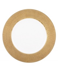 Fine bone china encircled with sumptuous, textured gold makes the Mandarin accent plate a stunning influence on your entire dining area. An extraordinary piece from the Marchesa by Lenox dinnerware collection. Fine bone china encircled with sumptuous, textured gold makes the Mandarin accent plate a stunning influence on your entire dining area. An extraordinary piece from the Marchesa by Lenox dinnerware collection.