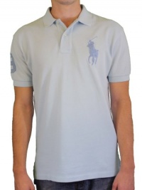 Polo Ralph Lauren Polo Shirt with Big Pony # 3 Light Blue 1264408-CSRT-BLUE Polo Ralph Lauren Polo Shirt with Big Pony # 3 Light Blue 1264408-CSRT-BLUE