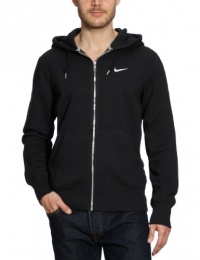 Mens Nike Classic Fleece Full Zip Hoodie Black / White 404512-010 Size Small Mens Nike Classic Fleece Full Zip Hoodie Black / White 404512-010 Size Small
