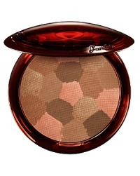 With a unique combination of bronzing shades, vibrant colors and fine pearlescent particles, Terracotta Light Bronzing Powder is THE ideal powder for a luminous make-up finish, a flawless bare-skin effect. Available in 4 shades, each designed to create a healthy sun-kissed glow.