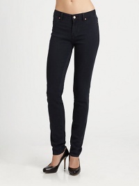 Leggings-style jeans will upgrade your casual wardrobe to head-turning status. THE FITMedium rise, about 8.5Inseam, about 31THE DETAILSZip flyFront slash pocketsBack patch pocketsCotton/SpandexMachine washImportedModel shown is 5'10 (177cm) wearing US size 4. Leggings-style jeans will upgrade your casual wardrobe to head-turning status. THE FITMedium rise, about 8.5Inseam, about 31THE DETAILSZip flyFront slash pocketsBack patch pocketsCotton/SpandexMachine washImportedModel shown is 5'10 (177cm) wearing US size 4.