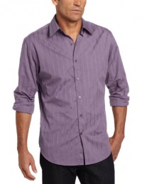 John Henry Men's Long Sleeve Solid Button Down Shirt John Henry Men's Long Sleeve Solid Button Down Shirt