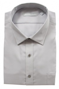 Michael Kors Non-Iron Tonal Stripe Dress Shirt - Greystone Michael Kors Non-Iron Tonal Stripe Dress Shirt - Greystone