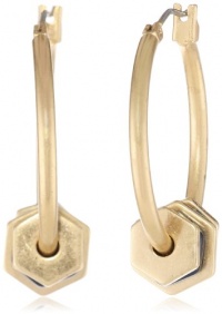 Kenneth Cole New York Modern Status Geometric Bead Hoop Earrings Kenneth Cole New York Modern Status Geometric Bead Hoop Earrings