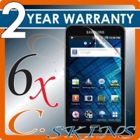 C.Skins 6-Pack Premium Clear Screen Protector for Samsung Galaxy Player 5.0 Invisible LCD Guard Cover C.Skins 6-Pack Premium Clear Screen Protector for Samsung Galaxy Player 5.0 Invisible LCD Guard Cover