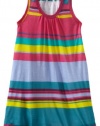 Splendid Littles Girls 2-6X Canyon Stripe Dress, Horizon, 3T