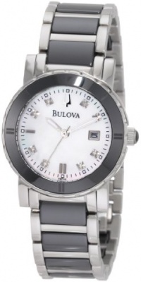 Bulova Women's 98P122 Highbridge Substantial Ceramic + Stainless steel construction Watch Bulova Women's 98P122 Highbridge Substantial Ceramic + Stainless steel construction Watch