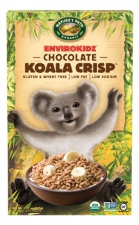 EnviroKidz Organic Chocolate  Koala Crisp Cereal, 11.5-Ounce Boxes (Pack of 6)