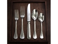 Couzon flatware bears the French Quality One symbol, the highest European standard. Wide teardrop handles and refined shape grace any setting with elegance and high style . Forged from 18/10 stainless steel, each piece is hand-polished. Crafted in full European size. 5 Piece Place Setting includes:Salad Fork , Place Fork ,Place Knife , Soup Spoon and Teaspoon. Couzon flatware bears the French Quality One symbol, the highest European standard. Wide teardrop handles and refined shape grace any setting with elegance and high style . Forged from 18/10 stainless steel, each piece is hand-polished. Crafted in full European size. 5 Piece Place Setting includes:Salad Fork , Place Fork ,Place Knife , Soup Spoon and Teaspoon.