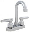 LDR 011 5151CP Double Handle Bar Faucet, Chrome