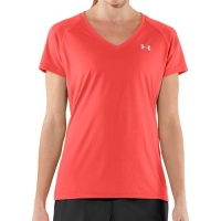 Women's UA Tech™ Shortsleeve V-Neck Tops by Under Armour Extra Small Fire Women's UA Tech™ Shortsleeve V-Neck Tops by Under Armour Extra Small Fire