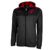 Miami Heat Adidas 2012-2013 Authentic On-court Pre-game Heathered Full-zip Hoodie