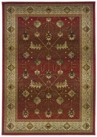 Sphinx Genesis Area Rug 112P1 Red Persian Leaves 9' 9 x 12' 2 Rectangle Sphinx Genesis Area Rug 112P1 Red Persian Leaves 9' 9 x 12' 2 Rectangle