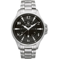 Bulova 96B134 Men's Watch Adventurer Stainless Steel Black Dial Bulova 96B134 Men's Watch Adventurer Stainless Steel Black Dial