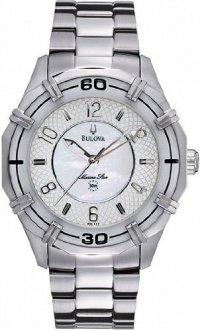 Bulova Marine Star Quartz Silver Dial Women's Watch - 96L145