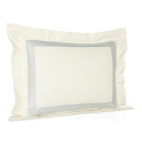 A classic sateen border trims this elegant duvet cover by SFERRA, woven from super soft Egyptian cotton. A classic sateen border trims this elegant duvet cover by SFERRA, woven from super soft Egyptian cotton.