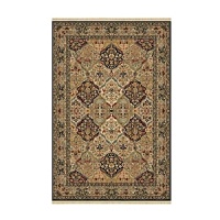 Lend warmth and heirloom beauty to your home with this opulent Karastan rug. Regal colors, an intriguing double border design, and ultra fine detailing create a luxurious interpretation of the world's most prized antique textiles. First introduced in 1928, the Original Karastan Collection established the highest standard for traditional Oriental machine woven rugs.