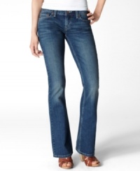 Fabulously fitted, these Levi's 524 bootcut jeans look perfect over wedges and platforms for elevated day-to-night style! Fabulously fitted, these Levi's 524 bootcut jeans look perfect over wedges and platforms for elevated day-to-night style!