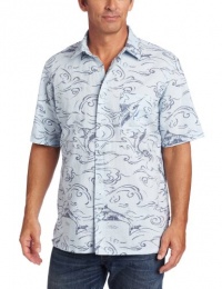 Nautica Men's Short Sleeve Marlin Linen Shirt Nautica Men's Short Sleeve Marlin Linen Shirt