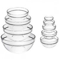 Arc International Luminarc Stackable 10-Piece Bowl Set Arc International Luminarc Stackable 10-Piece Bowl Set