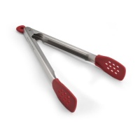 KitchenAid Silicone Tipped Stainless Steel Tong, Red KitchenAid Silicone Tipped Stainless Steel Tong, Red
