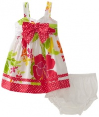 Sweet Heart Rose Baby-Girls Infant Sleeveless Sundress with Dotted Bow and Diaper Cover, Pink/Multi, 12 Months Sweet Heart Rose Baby-Girls Infant Sleeveless Sundress with Dotted Bow and Diaper Cover, Pink/Multi, 12 Months