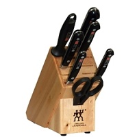 Classical styling and state-of-the-art blade manufacturing combine in Zwiling J.A. Henkels Professional S Series collection. Crafted of high carbon stainless steel with traditional 3-rivet handles, this set features cutting essentials for the well-stocked kitchen. Classical styling and state-of-the-art blade manufacturing combine in Zwiling J.A. Henkels Professional S Series collection. Crafted of high carbon stainless steel with traditional 3-rivet handles, this set features cutting essentials for the well-stocked kitchen.