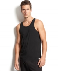 Stock up on great style basics with this 2-pack of tanks from Calvin Klein. Stock up on great style basics with this 2-pack of tanks from Calvin Klein.