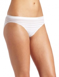 Calvin Klein Women's Seamless Ombre Bikini, White, Medium Calvin Klein Women's Seamless Ombre Bikini, White, Medium