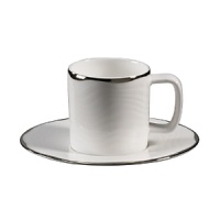 Missoni Home's Merry White range brings Missoni's fashionable flair to dinnerware in a subtle way. Gorgeous precious platinum edging in subtle patterns to complement any contemporary dinner table. Missoni Home's Merry White range brings Missoni's fashionable flair to dinnerware in a subtle way. Gorgeous precious platinum edging in subtle patterns to complement any contemporary dinner table.