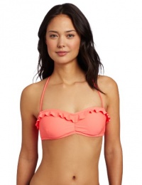 Shoshanna Women's Solid Ruffle Bandeau Shoshanna Women's Solid Ruffle Bandeau