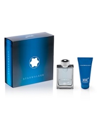 Starwalker is a fragrance made for a new generation of men who come to grips with their future. To pay tribute to these mens, Montblanc introducing this modern and colorful gift set featuring a 2.5 fl.oz. Eau de Toilette, a 3.3 fl.oz. all over shampoo and a 3.3 fl.oz. after shave balm. Starwalker is a fragrance made for a new generation of men who come to grips with their future. To pay tribute to these mens, Montblanc introducing this modern and colorful gift set featuring a 2.5 fl.oz. Eau de Toilette, a 3.3 fl.oz. all over shampoo and a 3.3 fl.oz. after shave balm.